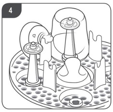 Diagram of microwave sterilsier tray