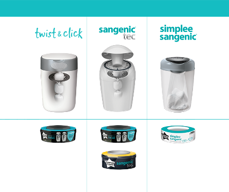 twist & click bin comparison with sangenic bin sowing how the internal of the bins differ